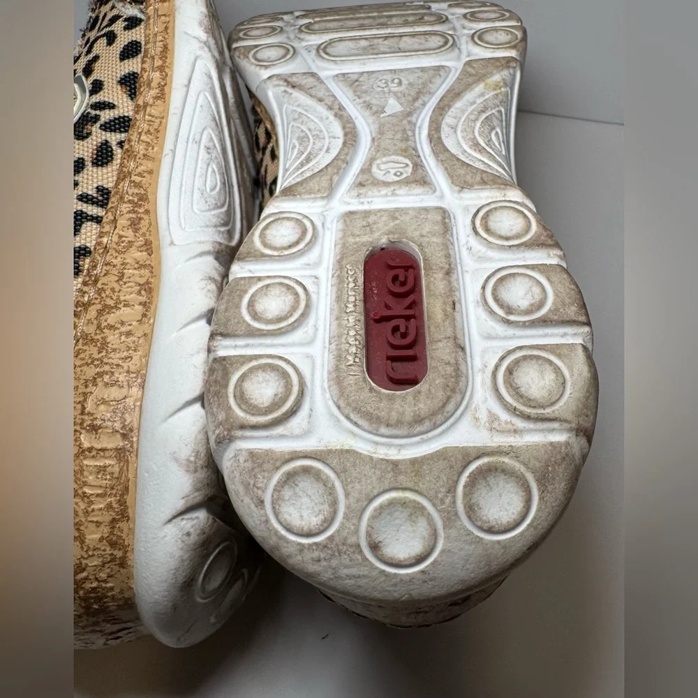 Rieker Nikita 63 stylish women's slip-on sneakers size 39/8